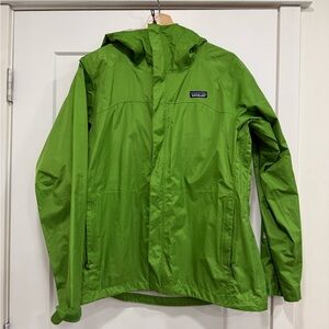 Patagonia Lime Green Hooded Utility Jacket
